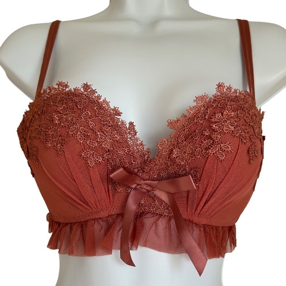 NEW ROMANTIC LACE PUSH UP BRA - Picture 1 of 4